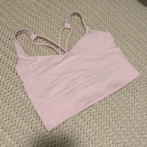 Lululemon Pink Strappy Sports Bra